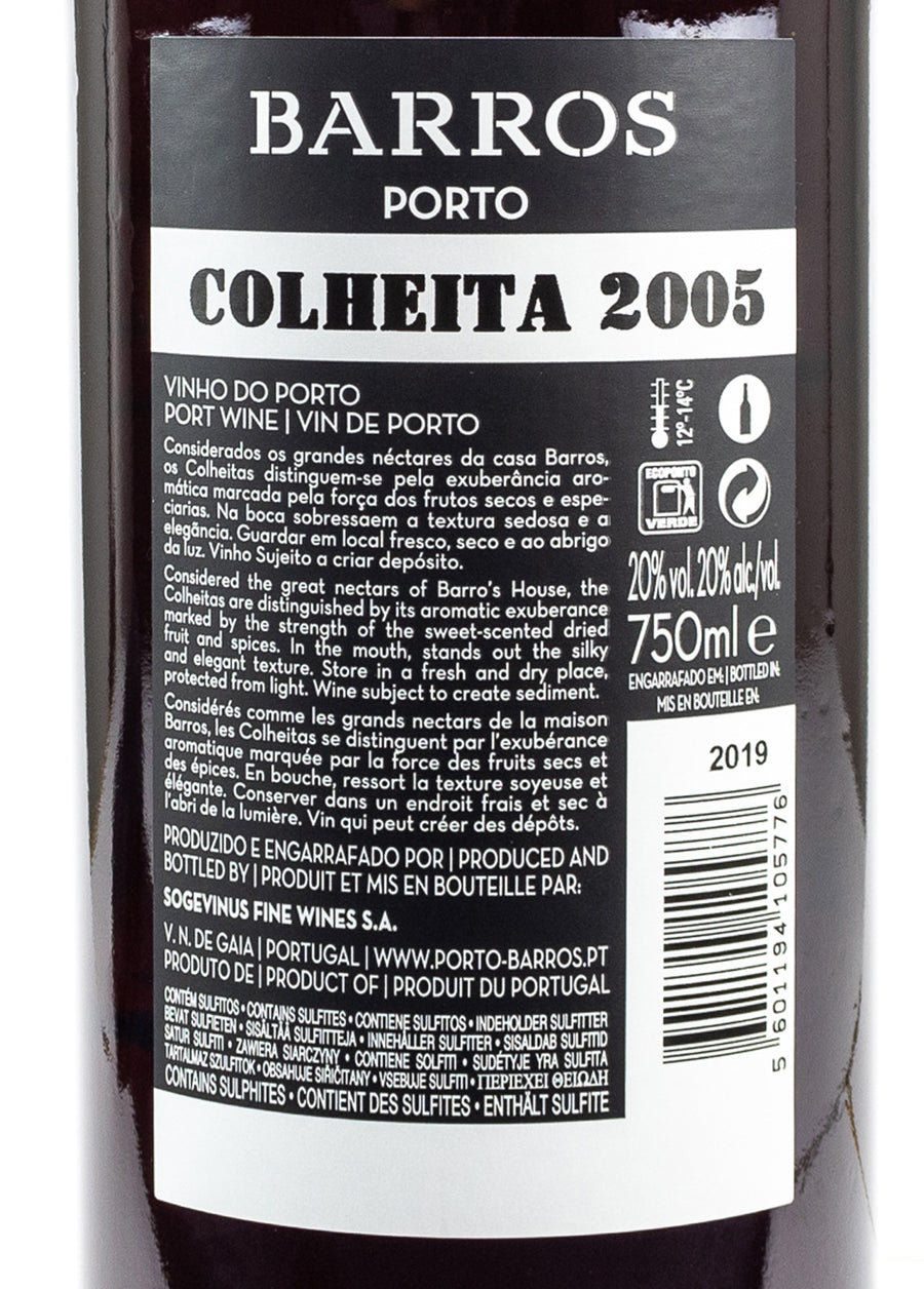 Vinho do Porto Barros Colheita 2005 Tawny