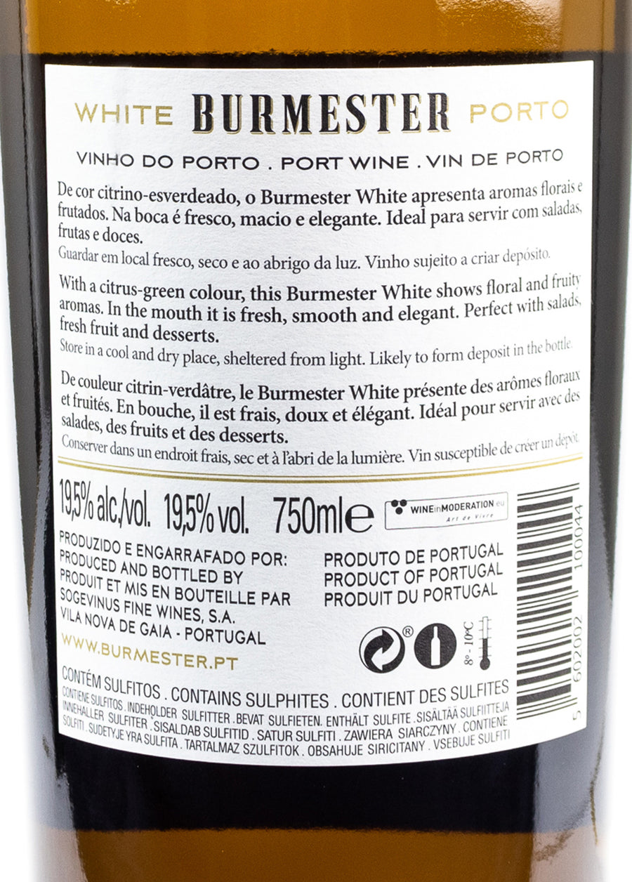 VINHO DO PORTO BRANCO - BURMESTER 0,75L