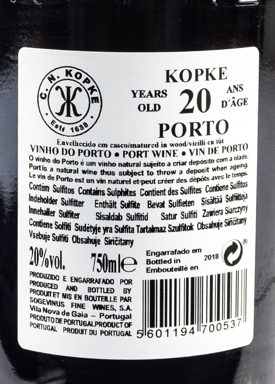 KOPKE 20 ANOS TAWNY PERSONALIZADO